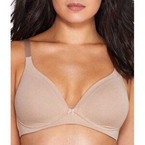 NWT..Women S Warner S RN0141A Invisible Bliss Cotton Wirefree Bra with Lift (Toa